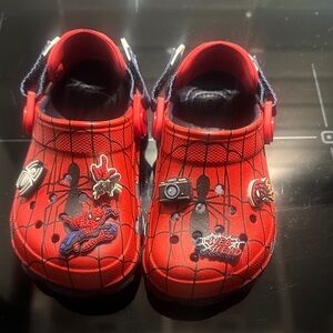 Spider-Man Kids Crocks- Red